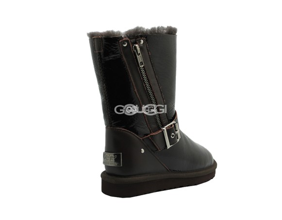 Short Blaise Lacquer Chocolate 