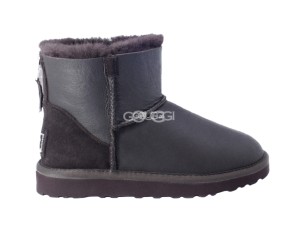 Classic Mini ZIP Metallic Chocolate