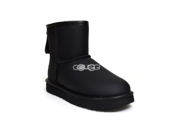 Classic Mini Metallic LOGO ZIP SHINE Black