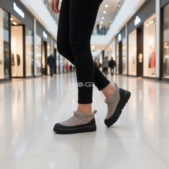 Женские ультра мини угги Ugg Ultra Mini Hybrid Smoke