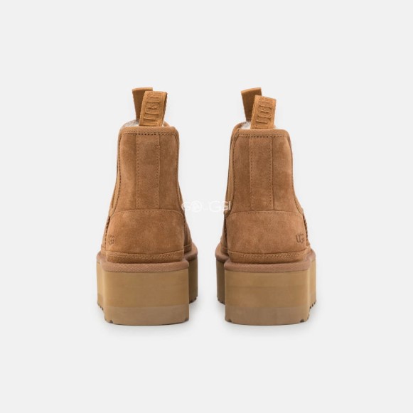 UGG Neumel Platform Chelsea Chestnut