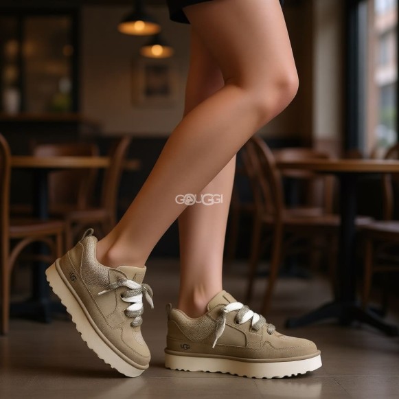 Женские кроссовки Ugg Lo Lowmel Mustard Seed