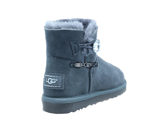 Mini Bailey Button Bling Grey