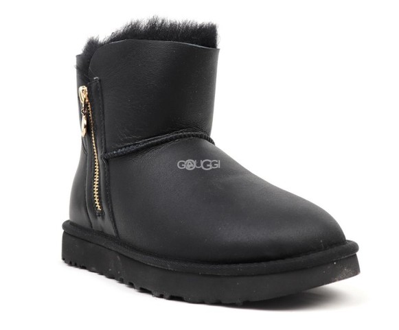 Bailey Zip Mini Metallic Black